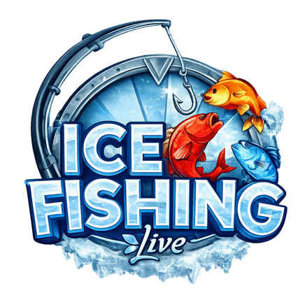 Gra Ice Fishing Galaxsys z zimową tematyką wędkarską i nagrodami instant win